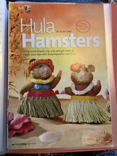 🧶KNITTING PATTERN Alan Dart Hula Hamsters Hawaii Holiday Tropical Lei  EASY