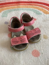 Livie & Luca Girl Sandals Cat Coral Size 7 In Very Good Condition