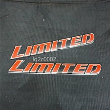 2x 3D LIMITED Glossy Red Acrylic Emblem Decal Badge Sticker Sport 4WD V8 Edition