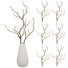 6 Pcs Artificial Dried Branches with Leaves for Decoration Twigs