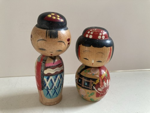 Vintage japanese kokeshi dolls - japanese,