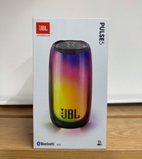 JBL PULSE 5 Portable Bluetooth Speaker Black IP67 Light Show Genuine UK #OPENBOX