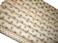 ANIMALS DESIGN Linen Look Cotton Rich Fabric for Curtains Cushions Crafts