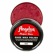 Angelus Perfect Stain Leather Shoe Boot Wax Polish Cream Water Repellent 2.6oz