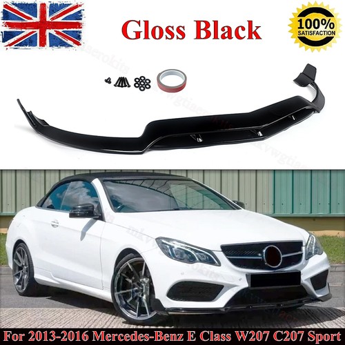 Front splitter lip gloss - front, black