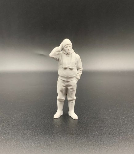 Model boat crew - model,