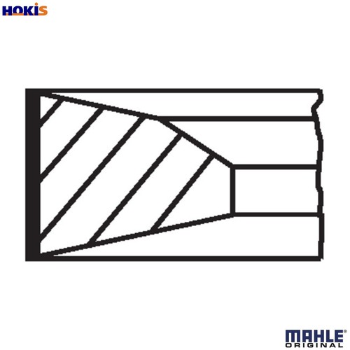 Piston ring kit - kit, 23