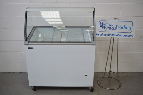 Ice cream shop freezer - ice,