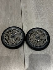 Oath Bermuda Stunt Scooter Wheels 110mm - Black/Chrome