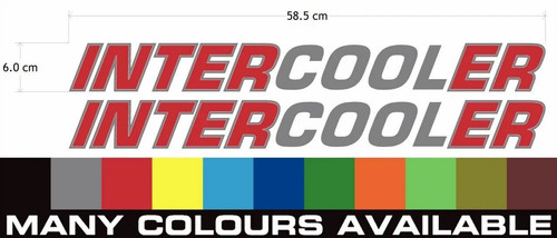 Intercooler window decals - window, /