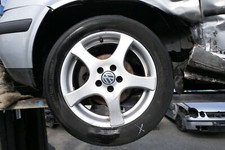 1X Rim Alloy Rim Golf 4 VW Polo 9N 9N3 6.5J X16 H2 ET42 - KBA 43946 BBS X