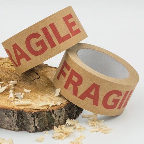 Strong fragile printed - printed, kraft