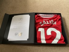 William Saliba Match Worn Arsenal Shirt 22/23 v Newcastle Utd w/COA