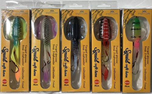 Lot enjoylure squid soft - 5,