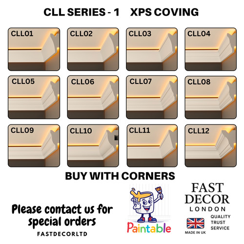 Premium coving cornice - cornice, molding