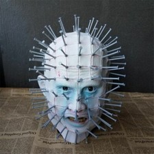 Mask Pinhead Ghost Scary Latex