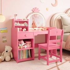 Kids Vanity Table with Mirror