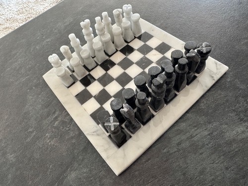Marble stone chess - chess, with