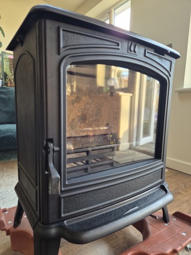 Wood burning stove log - stove, burner
