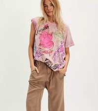 Magnolia Pearl Love Sketch Tee Purple Boba One Size 