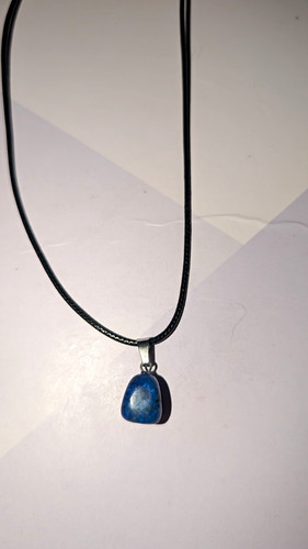 Lapis lazuli charm pendant - lazuli,