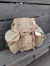 French Army M51 Canvas Leather