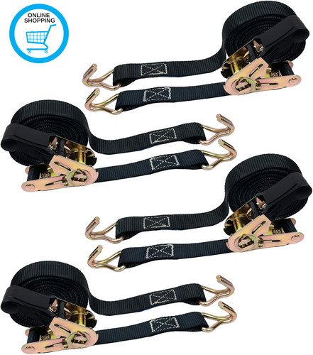 Ratchet straps 4pack x - ratchet,