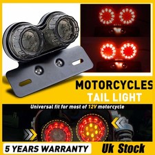 LED Motorcycle Motorbike Rear Tail Light Brake License Plate Turn Indicator UK