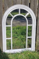 Window Wall Garden Mirror Any Weather OrnamentDurable Frame Indoor/Outdoor-71x51