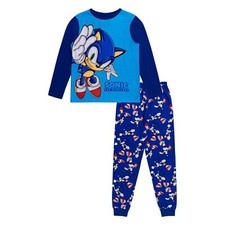 Sonic The Hedgehog Boys Pyjamas Long Pjs Set