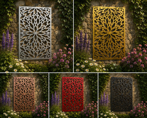 Mandala metal wall - metal,