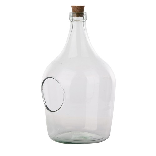 Recycled glass terrarium - glass,