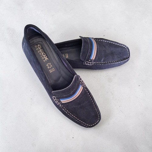 Geox respira men blue - geox, suede