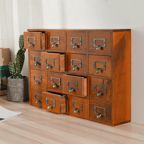 Wooden small desk chest - wooden,