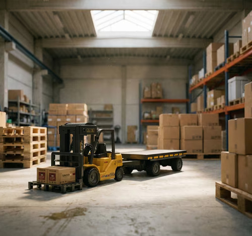 Forklift truck w - forklift,