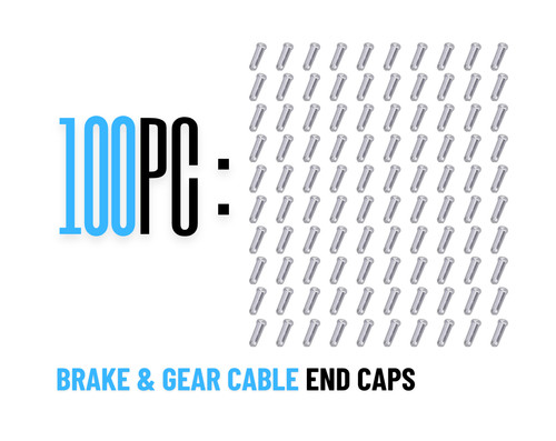Alloy cable end caps brake - end,