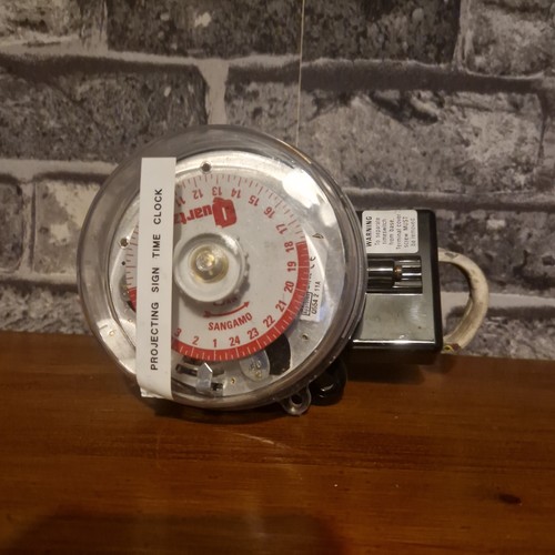 Sangamo hour time clock - 24,