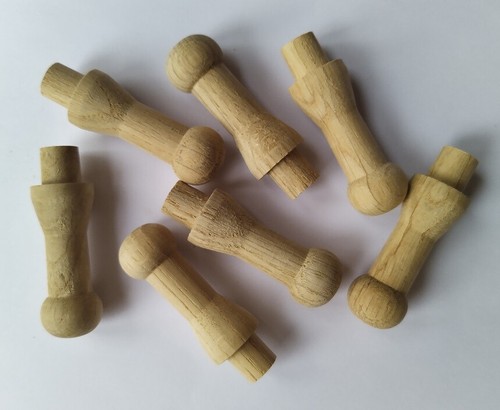 Oak wooden shaker pegs - shaker, 62mm