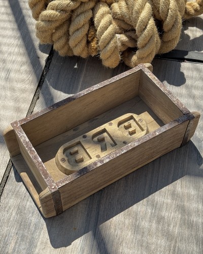 Vintage wooden brick - wooden,