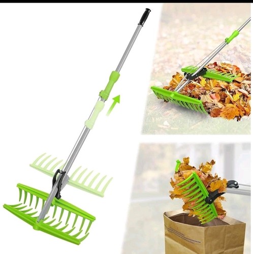 Axcoix leaf grabber rake - leaf, with