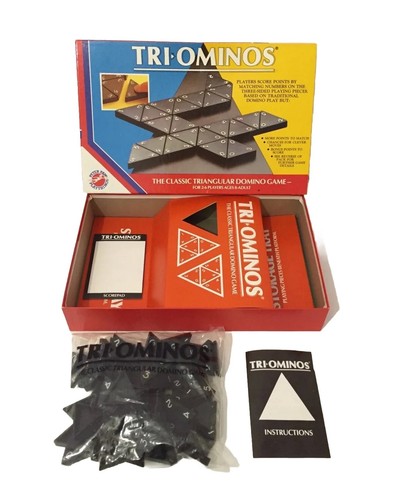 Triominos family game - family, retro