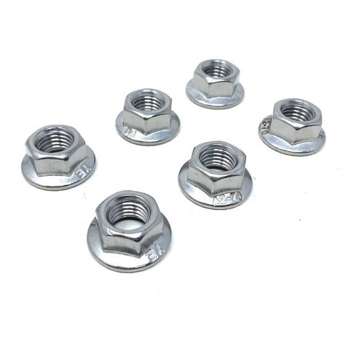 Rear sprocket nuts stainless - rear,
