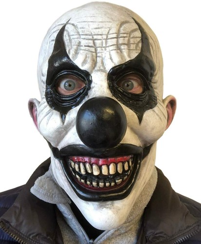 Scary clown mask - clown, halloween