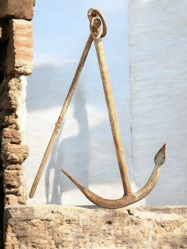Large antique ships anchor - antique,