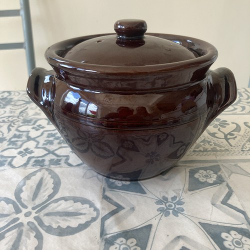 Vintage moira pottery brown - pottery,