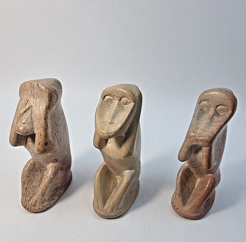 Three wise monkey - wise, ornament