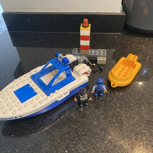Lego duplo police boat 4861 - boat,