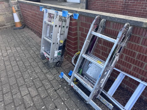 Folding ladders used - folding, 2