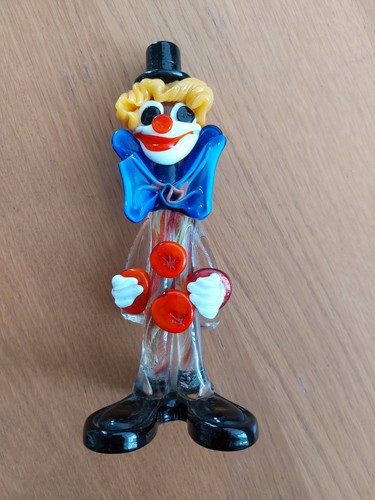 Murano clown glass - murano,