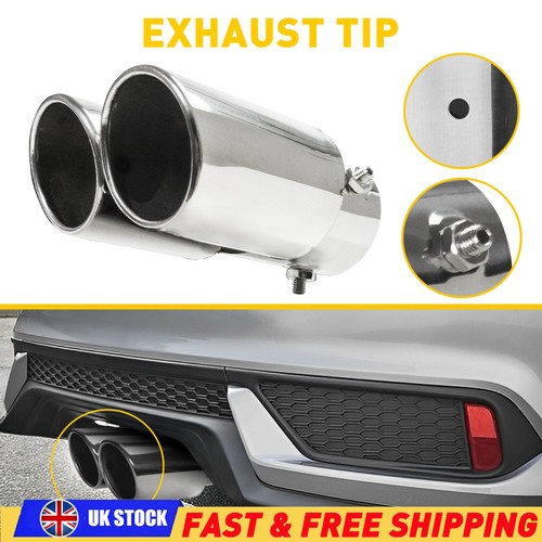 Double outlet exhaust tip - double,